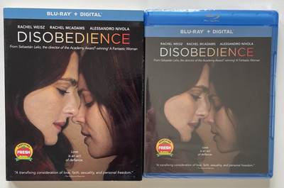 Disobedience Blu-ray Rachel Weisz Rachel McAdams w/ Slipcover NEW & SEALED