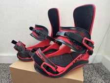 Union Ultra Snowboard Bindings - Men’s Large (10.5-13) - Red/Black Colorway