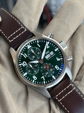 IWC Pilot Chronograph - 41mm Green Dial Men's Watch IW388103