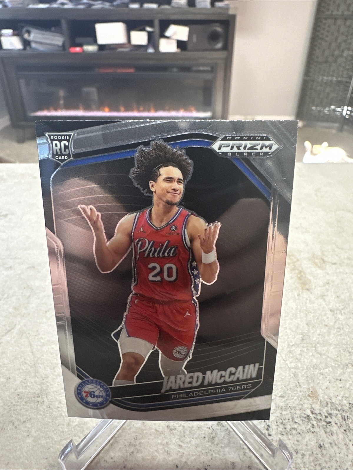 2024-25 Panini Prizm Black - Jared McCain, Jared McCain #80 (RC)