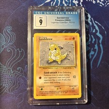 CGC 9 Mint Pokémon Sandshrew 91/110 Legendary Collection 2002 on eBay