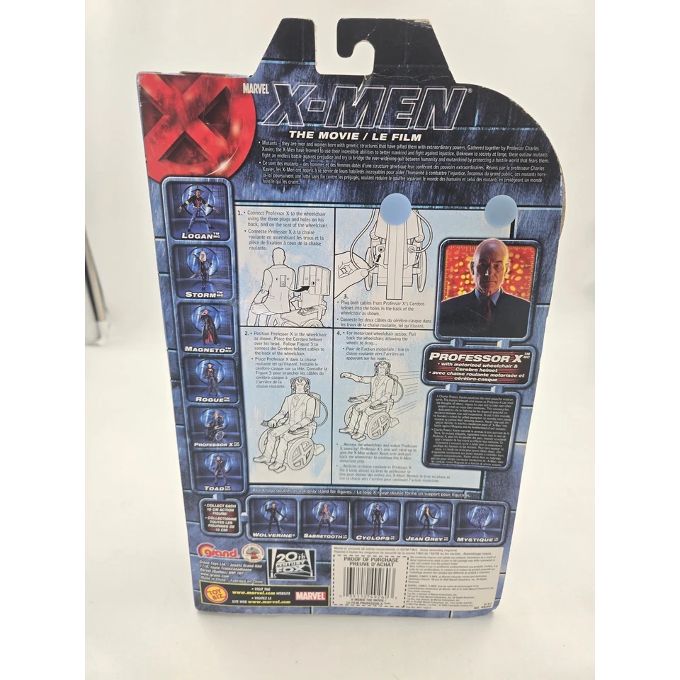 Marvel X-Men The Movie Patrick Stewart as Professor X Motorized Wheelchair - NEW Foto 4 de 4