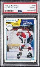 1983 O-PEE-CHEE #376 SCOTT STEVENS PSA 10