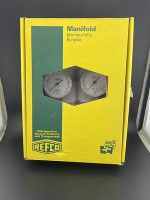 Refco BM2  Manifold 1/4  SAE Brand New In Box Free Shipping In USA.
