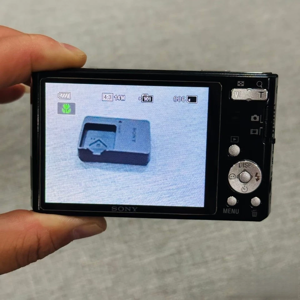 Sony Cyber-Shot DSC-W330 14.1MP 4x Optical Zoom Digital Camera Black Good Cond - Image 4 of 4