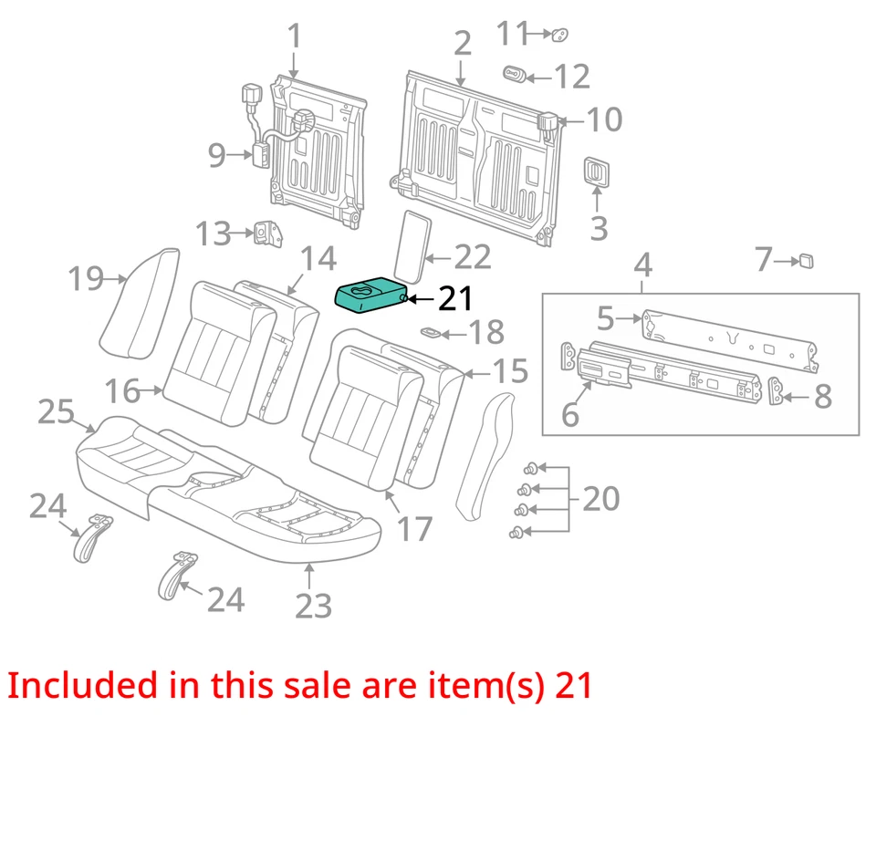 SE ADAPTA A 2003-2005 SATURN L300 L200 REPOSABRAZOS ASM R/ASIENTO *ÉBANO 22692071 - NUEVO OEM Foto 2 de 3