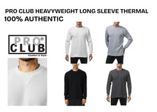 Pro Club Men's 100 Authentic Heavyweight Thermal Long Sleeve - Multiple Colors