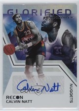 2020-21 Panini Recon Glorified Signatures Calvin Natt #GS-CVN Auto 11nq