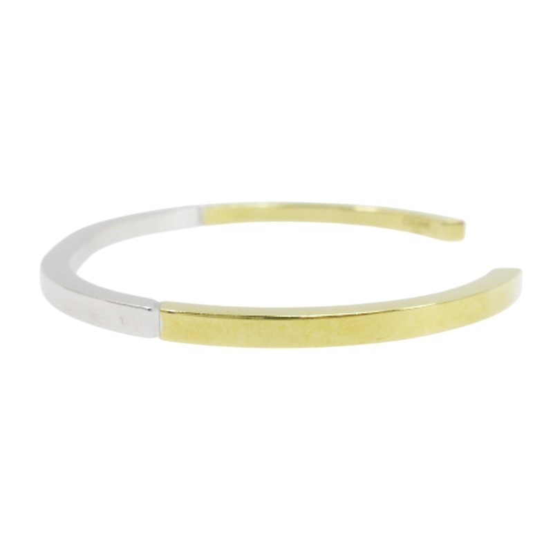 【Bracelets】CELINE Simple Form Two-Tone Bangle in … - image 2