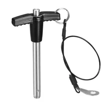 T Handle Locking Pins Push-Button Quick Release Pin with Lanyard (8mm-60mm)