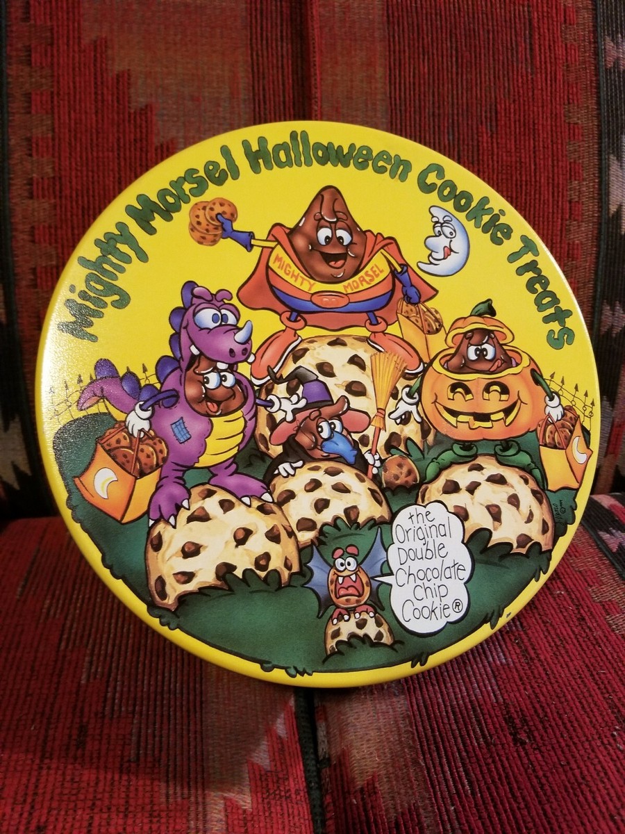Mighty Morsel Halloween Cookie Treats Tin Container 10