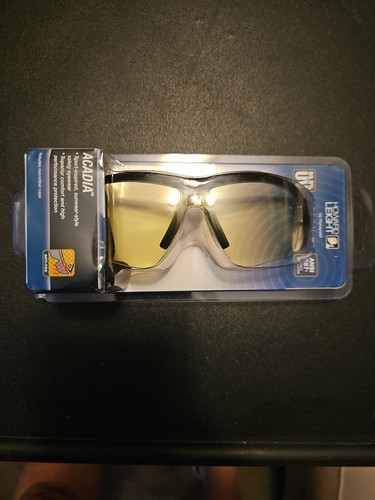 Howard Leight Uvex Acadia Anti Fog Safety Eyewear Black Frame/Amber Lens R02215 - Picture 2 of 3