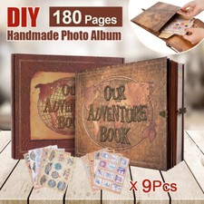 Scrapbook Our Adventure Book Photo Album Christmas Valentine Gift Retro 180 Page