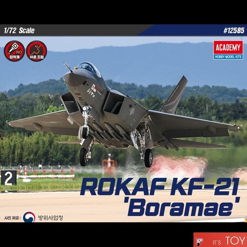 Academy 1/72 ROKAF KF-21 Boramae Korea Air-force Aircraft Hobby Model Kit #12585 - Picture 1 of 9