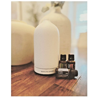 Essential Aroma Oil Diffuser Ceramic 100 Ml / White