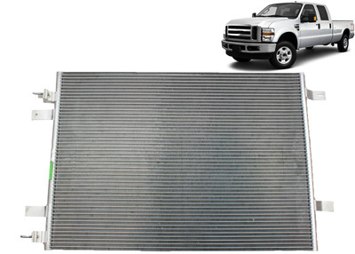 For Ford F250 Super Duty 2008 2009 2010 AC Condenser w/ Transmission ...