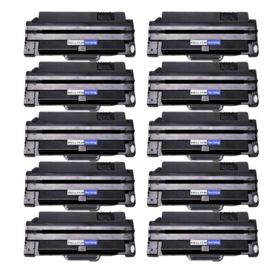 10 Tonerkartuschen schwarz für Dell 1130 1130n 1133 1135n