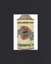 8X10" Matted Print Vintage Can Picture: Gipps Amberline Beer, Brewing Co