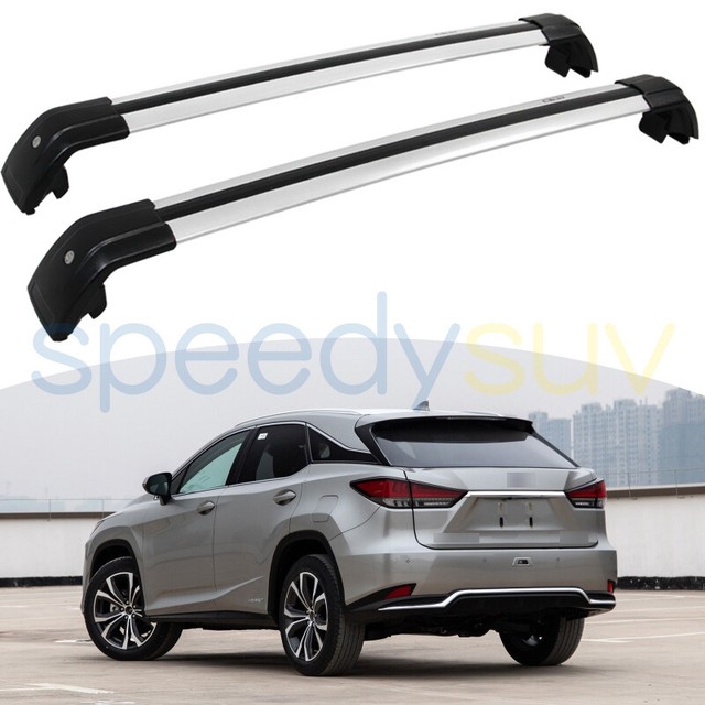 US Stock Silver Lockable Cross Bar for Lexus RX 20162020 Roof Rack