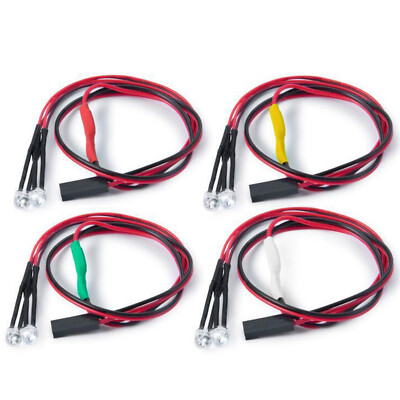 Kit Luci LED 8 Pezzi Per Auto RC - Fari Anteriori E Posteriori Per Camion E Auto Radiocomandate