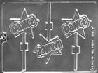 DANCE STAR LOLLIPOP CHOCOLATE CANDY MOLD DIY BIRTHDAY DANCE BALLET COMPETITION