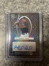 2022 Panini Chronicles Obsidian Baseball Gabriel Arias Auto RC Guardians