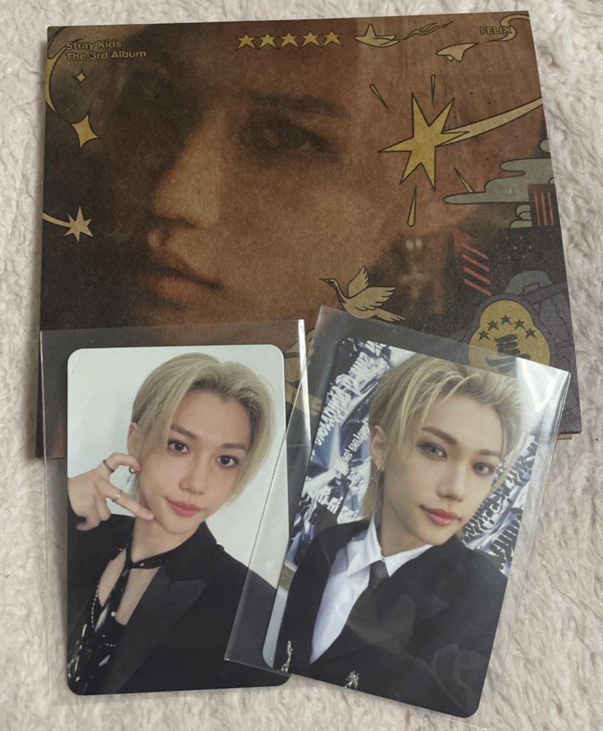STRAY KIDS 5-STAR 5STAR OFFICIAL PHOTO CARD 2PCS + DIGIPACK CD SET