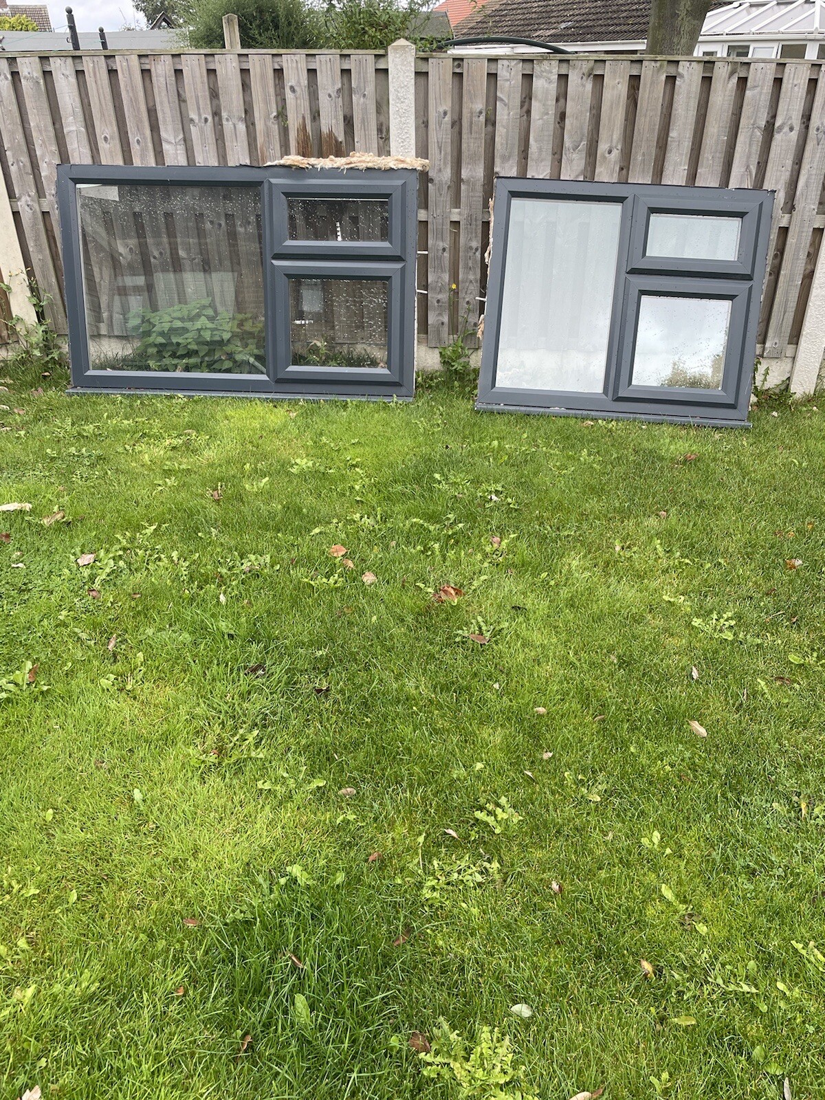 2 Used Anthracite Used Double Glazed Windows eBay