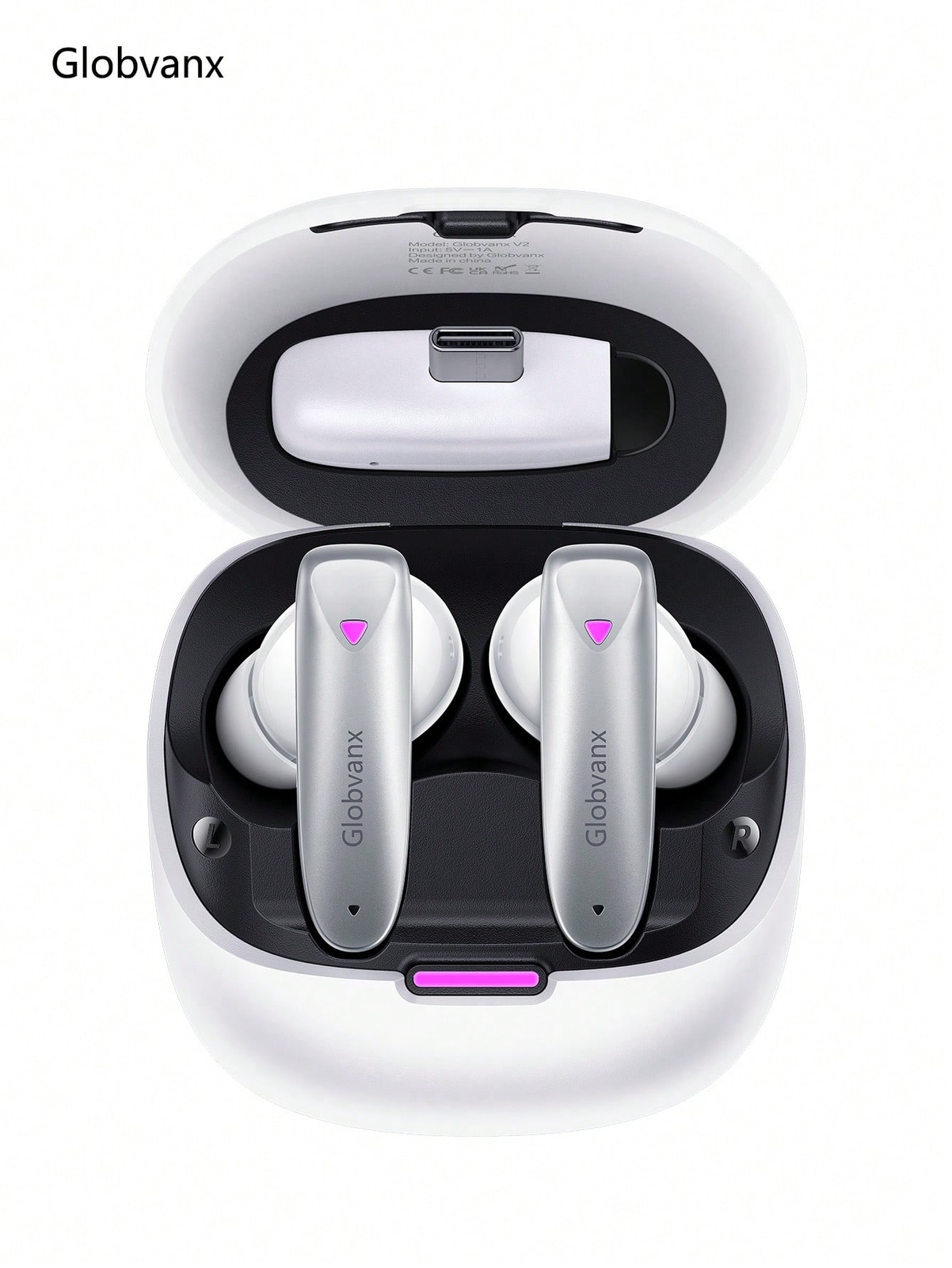 Picun Globvanx V2 Wireless Earbuds 20ms Low Latency Touch Control 28H Playback