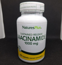 NaturesPlus Niacinamide 1000mg - 90 Tablets 11/2027 