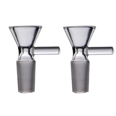 SUNBOWL 2pcs Glass Slide Bong Bowl 14.4mm/18.8mm Glass Bowl Male Glass Accessories Bong