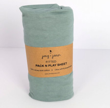 Joey  Joan Pack N Play Sheet 100 Jersey Knit Cotton Stretchy 27" x 39" x 6"