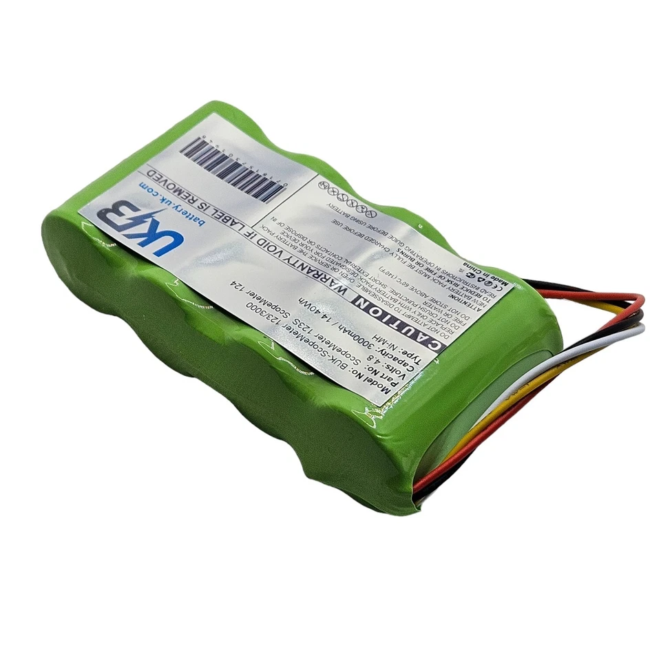 UKBATTERY Battery compatible with FLUKE BP130, ScopeMeter 123, ScopeMeter 123S