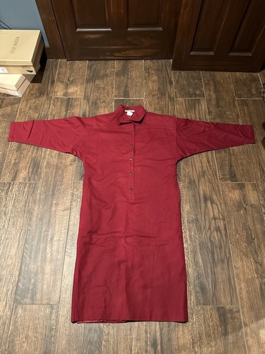 Guy Laroche, Guy Laroche Women Red Vintage Button Down Dress 40 France Wool