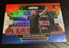 2022 Panini Prizm WWE Shane McMahon Red White & Blue Prizm