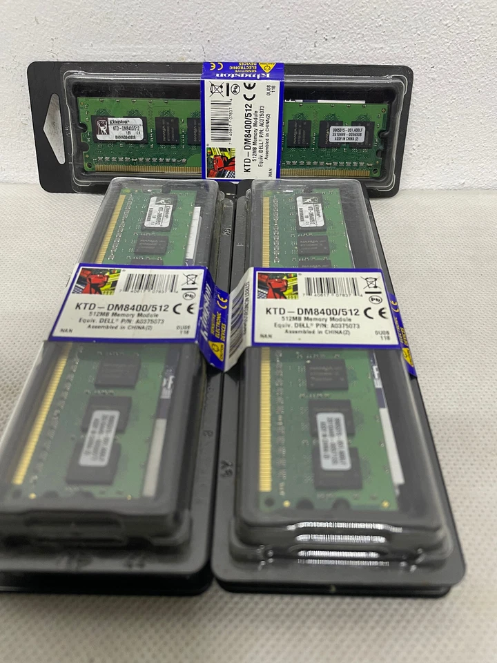 KINGSTON Kit of 6 KTD-DM8400/512 DDR 2 512 MB 3GB 400MHz PC3200 1Rx4 MemoryDELL - Image 3 of 4