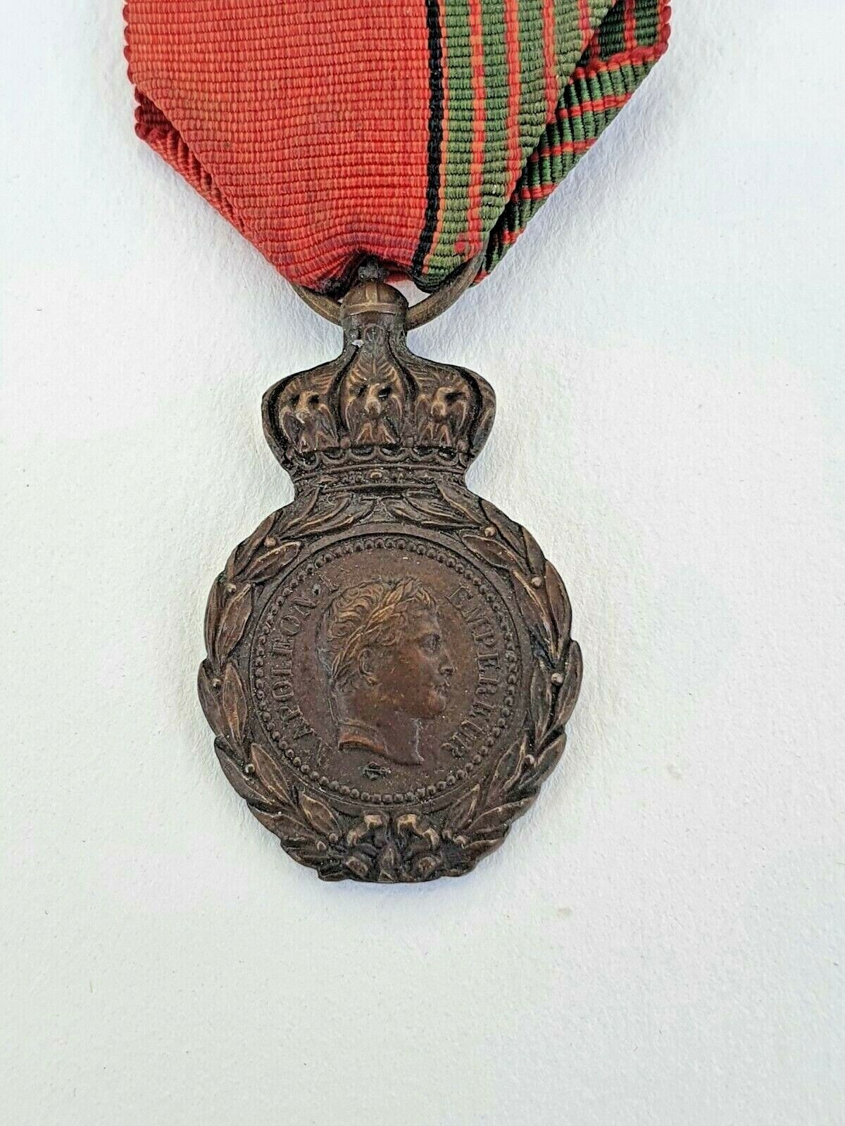 Médaille de St. Hélène, 1/2 taille, ruban mixte légion d'honneur