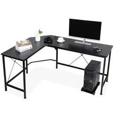 L-Shaped Desk Corner Computer Desk PC Laptop Study Table Workstation Home Office