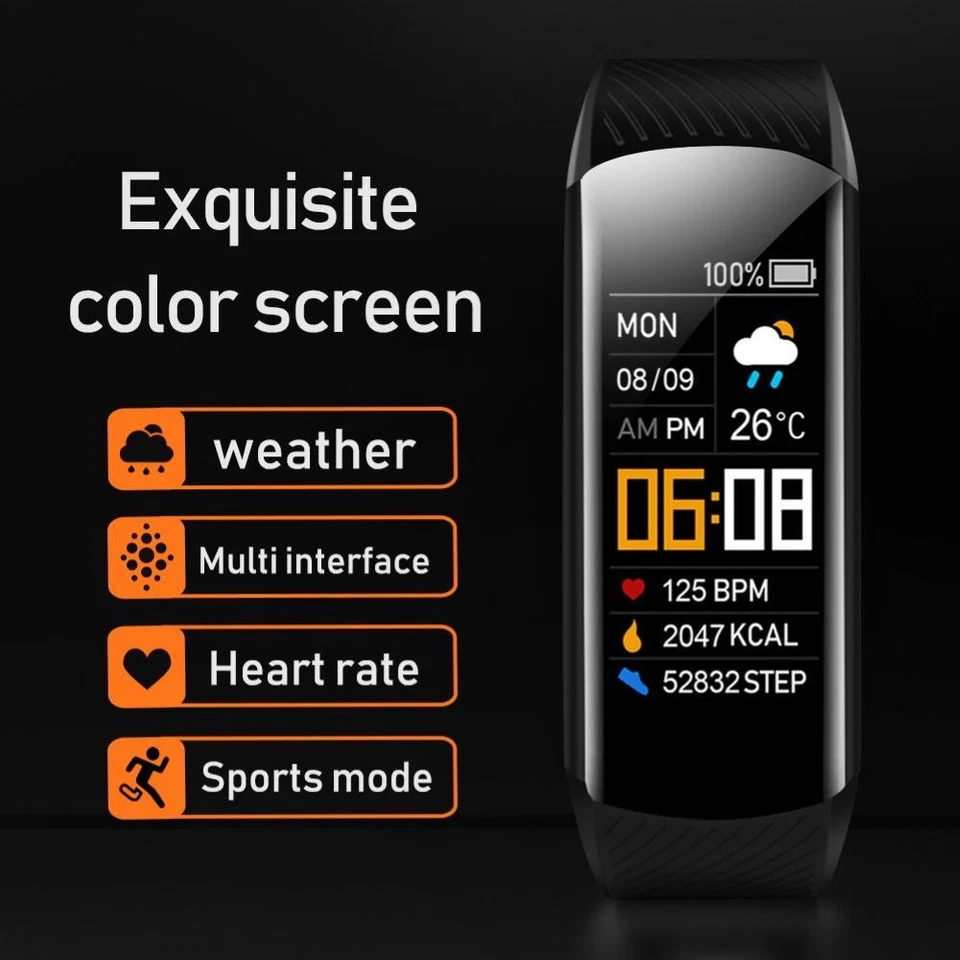 Casual Men-Women Pro Bluetooth Waterproof Quality SmartWatch Bracelet - Image 3 of 4