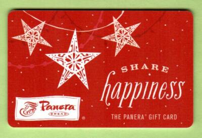 PANERA BREAD Share Happiness 2011 Gift Card ( $0 ) | eBay