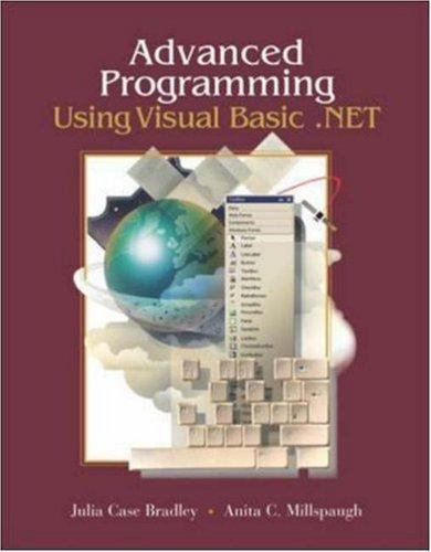 Advanced Programming Using Vb. Net by Julia Case Bradley (2003, CD-ROM ...