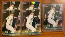 ❇️ A.J. Puk 2020 Bowman's Best 5 Card Lot Refractor (2), Base (2) & Atomic ❇️