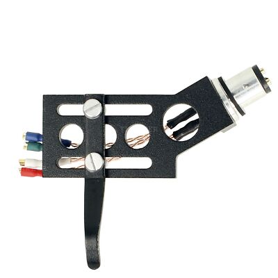THAKKER CHS-19 - gekröpftes CNC gefrästes Aluminium Headshell - schwarz