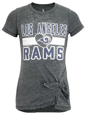 Outerstuff NFL Youth Girls (4-14) Los Angeles Rams Heather Burnout Tee