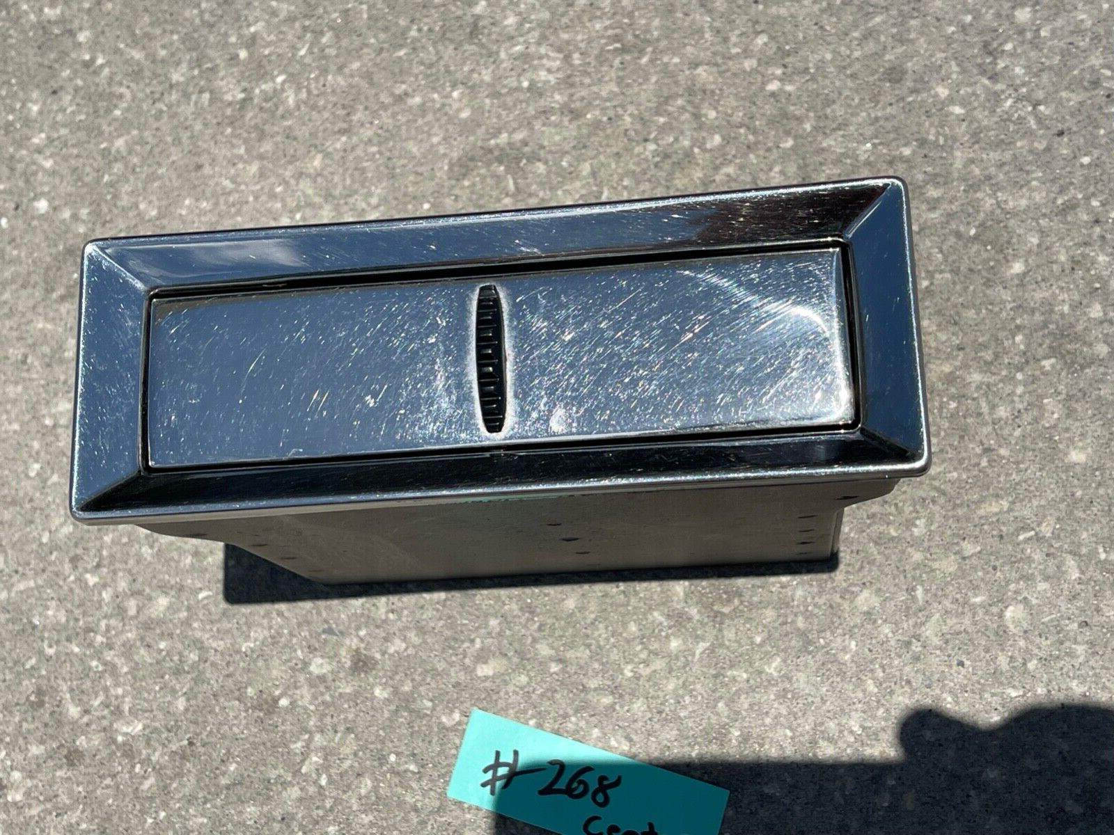 Rolls Royce Silver Shadow II Silver Spur  OEM Center Console Chrome Ash Tray