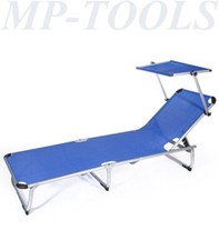 LETTINO PIEGHLETTIEVOLE ALLUMINIO PARASOLE MARE SPIAGGIA VERDELOOK BLU O VERDE