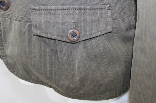 Esprit Damen Blazer, Jacke Gr. 40/42, Grau Grün - Bild 8 von 9