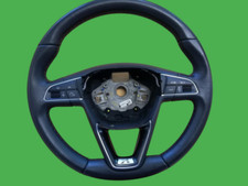 SEAT TARRACO KN2 2019 LEATHER MULTIFUNCTION STEERING WHEEL IN BLACK 5FJ419091B