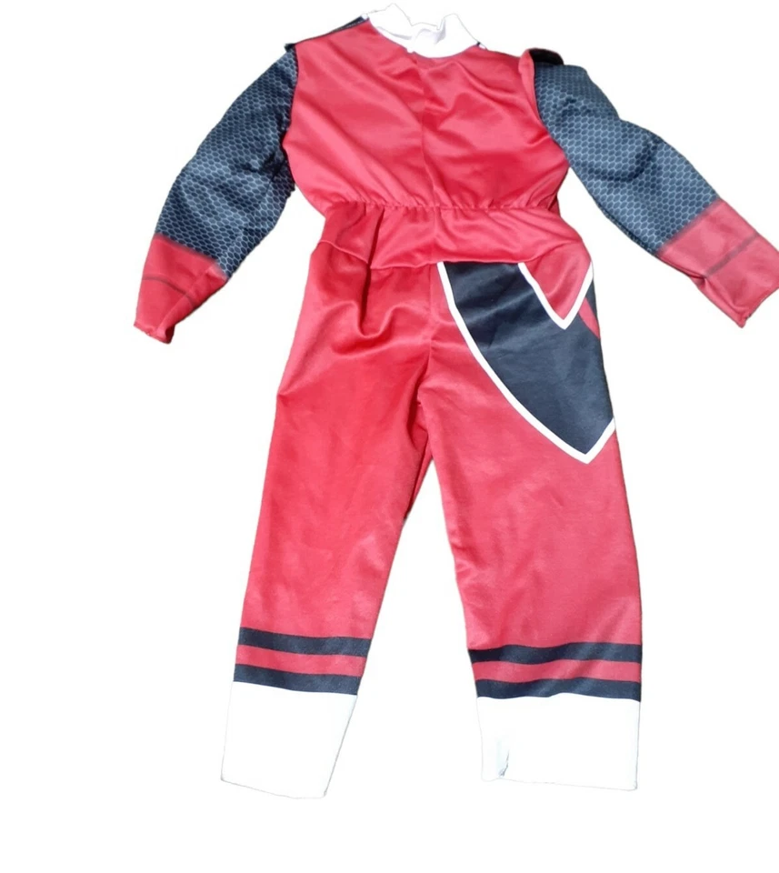 Костюм красного рейнджера Power Ranger Disguise Saban 2017 размер 3T/4T 2 шт сделано в США - Изображение 3 из 4