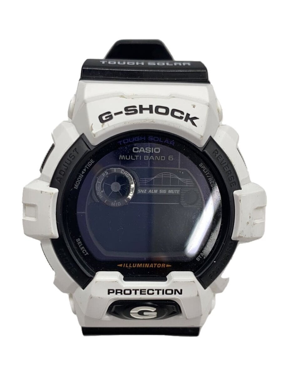 CASIO G-SHOCK GWX-8900B-7JF Black/White Resin Solar Digital CASIO G-SHOCK GWX-8900B-7JF Black/White Resin Solar Digital